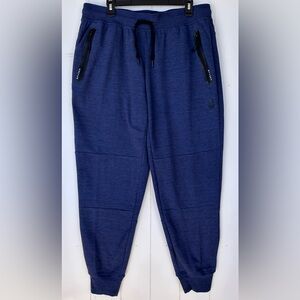 Spyder Men’s Active Performance Joggers Drawstring Waist Navy Blue Size XL